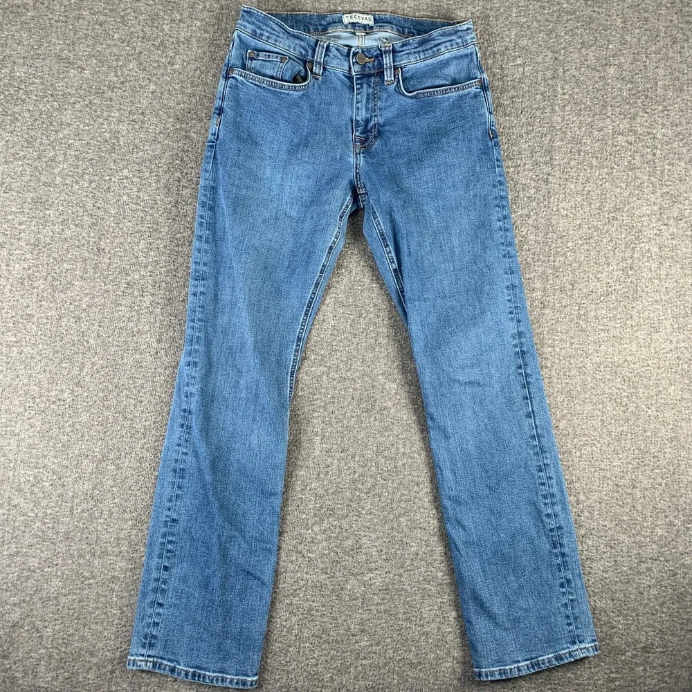 Tecovas Jeans Men 30x30 Slim Western Gaucho Ranch Cowboy Medium Blue